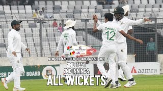 All Wickets  Bangladesh vs New Zealand  2nd Test  2nd Innings [upl. by Malvino885]