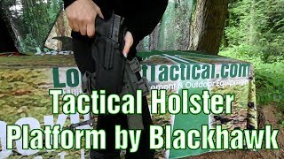 Blackhawk Tactical Leg Pistol Holster Platform amp Compatible Accessories [upl. by Ytsim480]