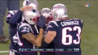 NFL 20142015 Playoff 10012015  Ravens VS Patriots  Edelman Touchdown Pass to Amendola [upl. by Hershell]