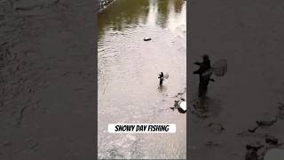 Early spring steelhead fishingvideo fishingvideo steelhead wisconsin flyfishing troutfishing [upl. by Novled339]