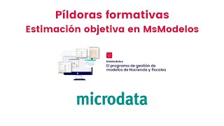 Estimación objetiva en MsModelos  Microdata Software [upl. by Dnyletak]