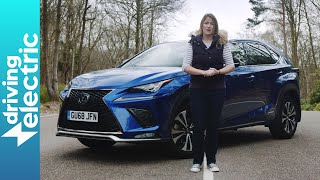 Lexus NX 300h review  DrivingElectric [upl. by Tonya]