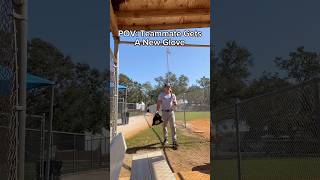 POV Teammate Gets a New Glove🤣 baseball comedy 44pro 44progloves [upl. by Narod]