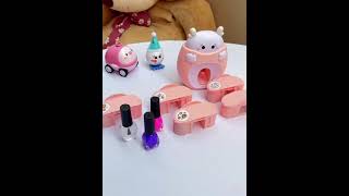 New stamp Nail art with nail paint 2021 indoor toys amp game for kids 🤩❤️  shorts play master toys [upl. by Haneen461]