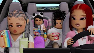 OUR FAMILYS SCHOOL MORNING ROUTINE THEY WERE LATE  Bloxburg Family Roleplay [upl. by Tessy]