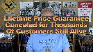 Lifetime Price Guarantee Canceled for Thousands of Customers Still Alive [upl. by Ecirtra]