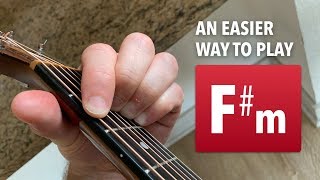 An easier way to play Fm no barre chord required [upl. by Leuams]