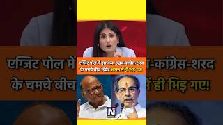 एग्जिट पोल में हार देख मचा घमासान rubikaliyaquat news shortviral election maharashtrapolitics [upl. by Lamb]