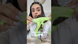 solo necesitas VINAGRE✨🤌🏻 compártelo con una mamá que necesite saber este tip 😍 slime madres [upl. by Namyaw]