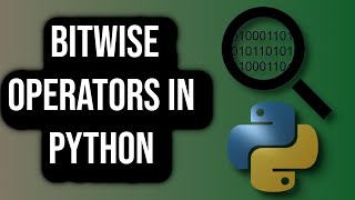 How To Use Bitwise Operators in Python [upl. by Ilhsa181]