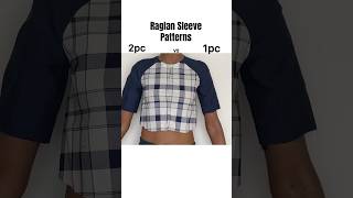 2 piece raglan sleeve tutorial raglan sewingpattern sewingtutorial [upl. by Acinahs]