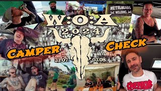 Wacken Open Air 2024  Campingplatz Check  CamperPark  HeavyMetal Festival [upl. by Naitsirt]