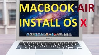 MAC OS INSTALL  MACBOOK AIR HANG ON QUESTION MARK ON FOLDER [upl. by Bicknell876]