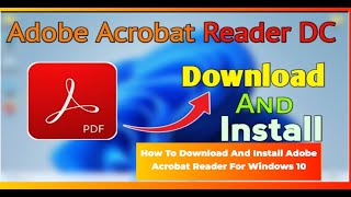 How to download adobe acrobat reader for windows 10 In Hindi  PC Techknowledge590 [upl. by Levania453]