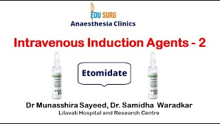 Etomidate  Intravenous anesthetic agents 2  pharmacokinetics pharmacodynamics uses side effects [upl. by Darby]