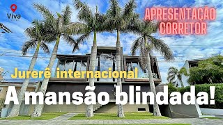 IMPRESSIONANTE Mansão BLINDADA em Jurerê Internacional vivajurerecom  Imóveis em Jurerê IN [upl. by Attenreb522]