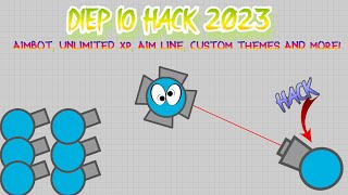 Diepio Hack  Unlimited Xp Aim Line Auto kill etc  Diep io [upl. by Wahkuna]