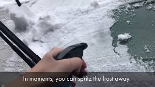 How to clean a frozen windshield [upl. by Raquel770]