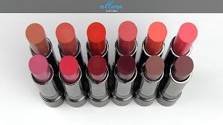 MAC Huggable Lipcolour Collection Live Swatches amp Review [upl. by Guise]