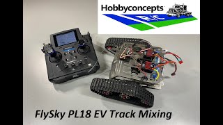 FlySky PL18 EV Track Mixing for Bulldozers Tanks Robots amp More [upl. by Timon366]