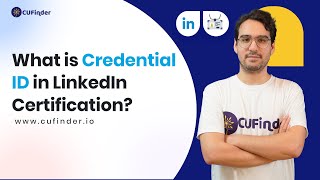 What is Credential ID in LinkedIn Certification [upl. by Kirk]