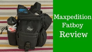 Maxpedition Fatboy Review  Awesome Man Purse [upl. by Ynaffets]