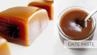 How to Make the Perfect DATE PASTE for any dessert recipe [upl. by Montagna]