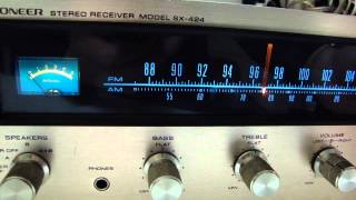 pioneer sx424 receiver test [upl. by Eugeniusz]