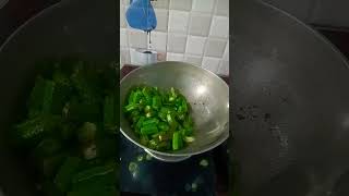 Simple bhindi ki sabji  viral videos  please subscribe [upl. by Leith]