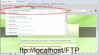 Instalación del servidor FTP con un cliente Filezilla en Linux Mint 16 [upl. by Newfeld315]