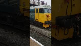 Class 50 enters ramsbottom station trainspotting britishrailways [upl. by Adim]