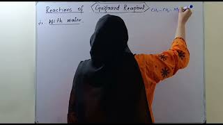 Grignard Reagent  Chapter  10  Chemistry 12  MDCAT  ECAT  PTB [upl. by Anial]