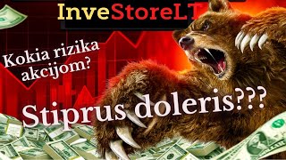 ❓Kokios kompanijos gali kristi  Stiprus doleris  Rinkimai  Rizika meta nvda avgo qcom intc [upl. by Atikat]