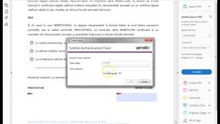 Semnare documente reinnoire certificat digital  contract PJ [upl. by Disraeli]
