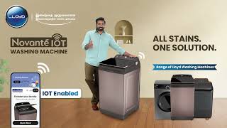 Lloyd Novante Washing Machine  IoT  5D Wash  Vijay Sethupati  Tamil  10 Sec [upl. by Terle]