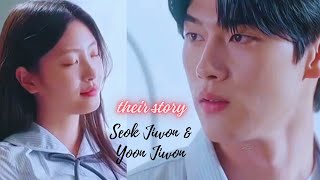 Yoon Ji won x Seok Ji won ft One time by JBieber  Love your Enemy FMV Hate to Love Story Kdrama [upl. by Amol349]