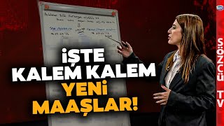 SGK Uzmanı Son Zammı Kalem Kalem Hesapladı Memur SSK ve BağKur Emekli Maaşı [upl. by Pheni]