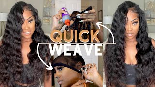 Flawless Side Part Quick Weave tutorial Beginners StepbyStep Guide ft Beauty Forever Hair [upl. by Ahsieker]