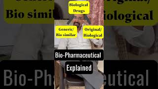 Biopharmaceutical vs Biosimilar vs Synthetic vs Generic Drug vs evergreening of Patents shorts [upl. by Danila50]