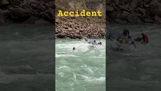 Rafting accident in Rishikesh shorts rafting rishikesh [upl. by Acirem408]