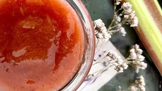 RhabarberMarmelade – das weltbeste Rezept  Rhubarb Jam Recipe [upl. by Madaih755]