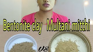 Bentonite clay and multani mitthi FullersEarth difference beautyadda 2017 [upl. by Enisamoht]