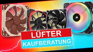 Die BESTEN PCLÜFTER für den PERFEKTEN Airflow  Lüfter  Kaufberatung 2020  2021 [upl. by Rieger195]