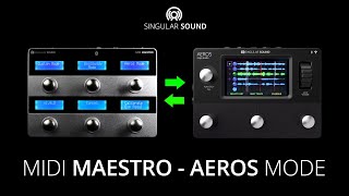 Singular Sound MIDI Maestro  Aeros Mode Walk Through for Live Looping [upl. by Noelopan491]