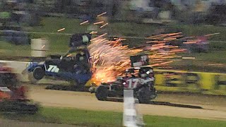 Waikaraka Park Speedway  Stockcars  21124 [upl. by Rorie]