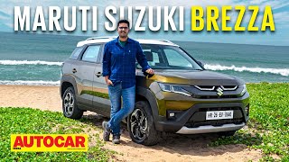 2022 Maruti Suzuki Brezza review  It sticks to the winning script  First Drive  Autocar India [upl. by Llevron183]