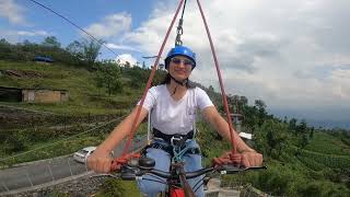 Sky CyclingSarangkot Pokhara [upl. by Kevina]