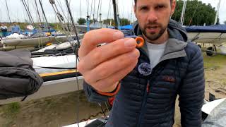 Jib Halyard soft shackle 5minute hack [upl. by Boeke]