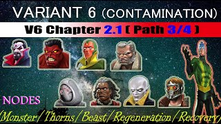 Variant 6 Ch 21 Path 34 MonsterThornsBeastRegenerationRecovery  MCOC [upl. by Adnar]