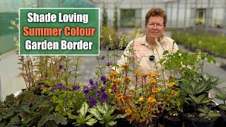 How To Build A Shady Spot Garden Border with Pops of Summer Colour [upl. by Skye]